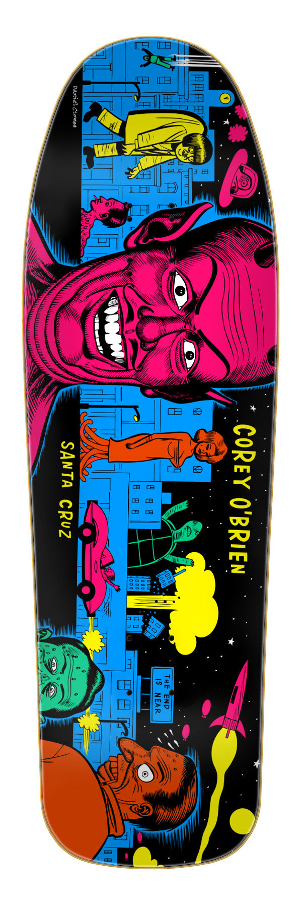 **Pre-Order** Santa Cruz O'Brien Mutant City 9.75" Skateboard Deck