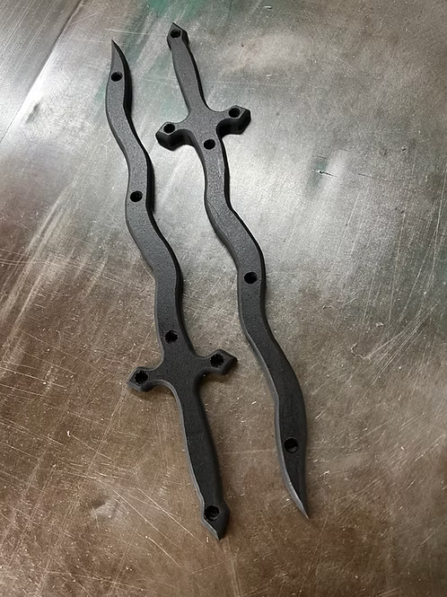 LIL JAWNS "Wavy Daggers" SKATEBOARD RAILS