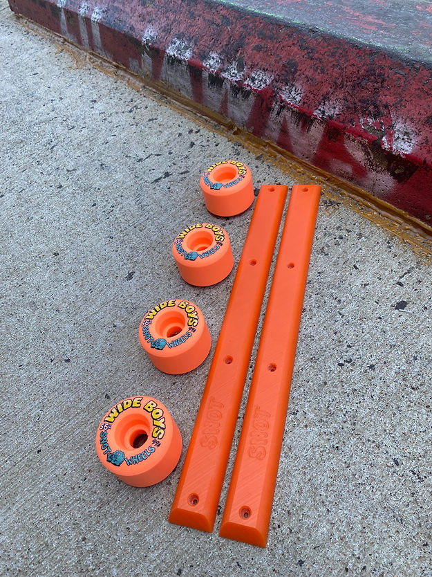 LIL JAWNS X SNOT "WIDE BOY" SKATEBOARD RAILS