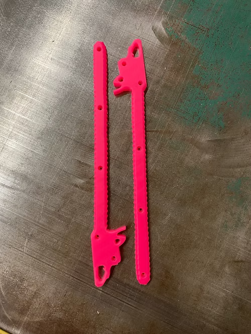 LIL JAWNS x HEROIN "Chainsaws" SKATEBOARD RAILS