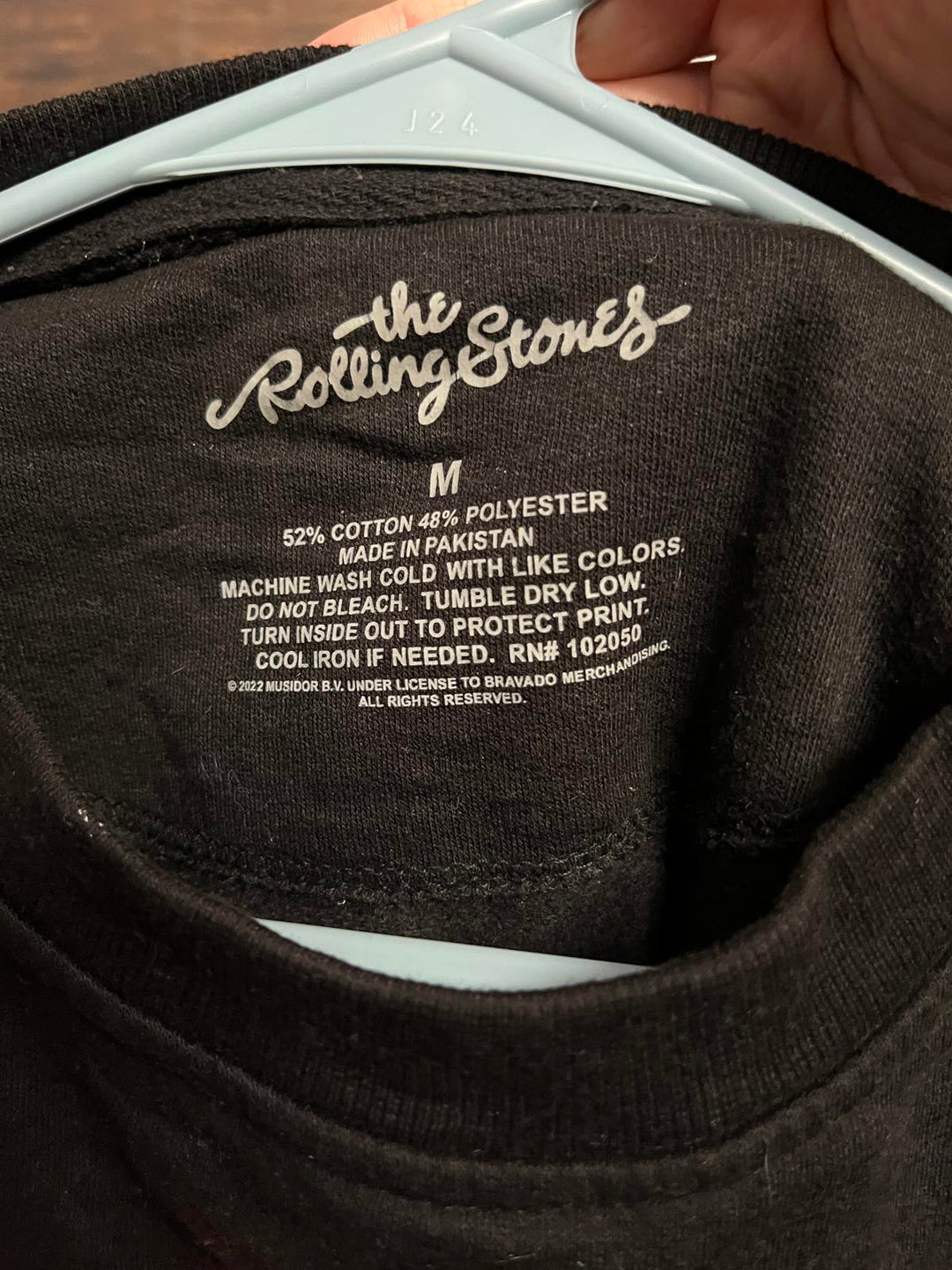 Rolling Stones Tongue Crew Neck Swetashirt Lightweight -M