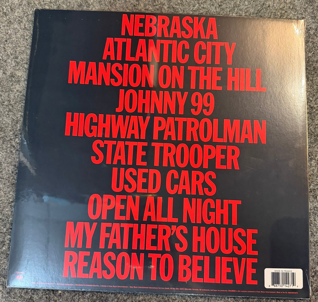 Springsteen, Bruce - Nebraska [180G] Back Vinyl Record Cover