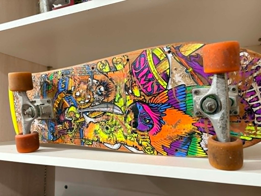 SIMS Kevin Staab Pirate Mini Natural Original 80s USED Complete Skateboard