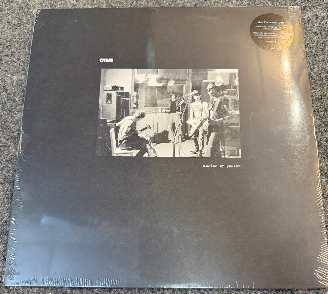 Crime - Murder By Guitar Front Vinyl Record Cover