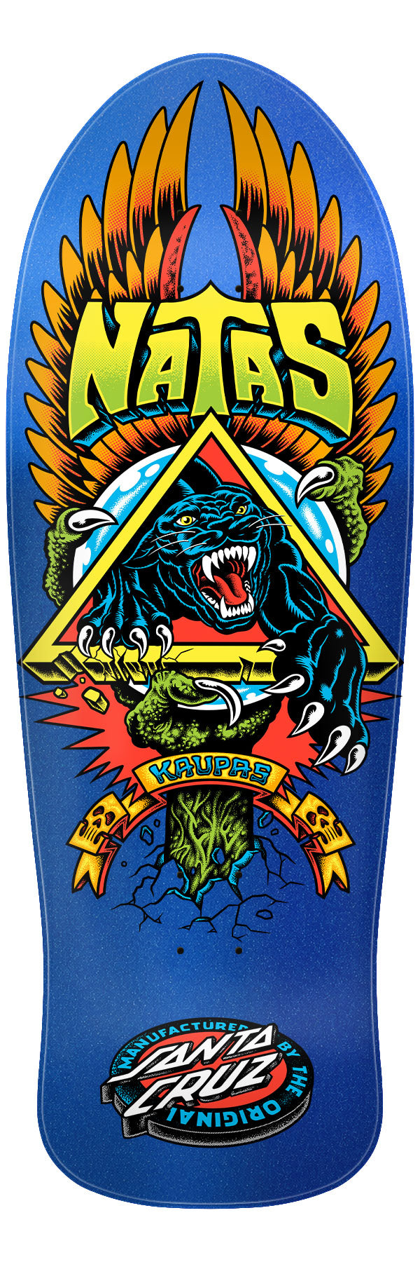 *Pre-Order* Santa Cruz Natas Kaupas Panther Blue Metallic 10.54" Skateboard Deck