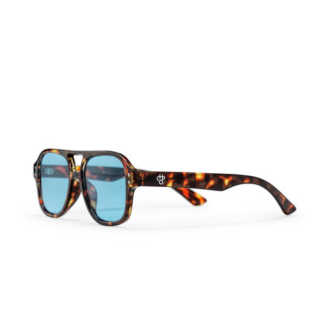 CHPO Cocas Turtle Brown Sunglasses — side view