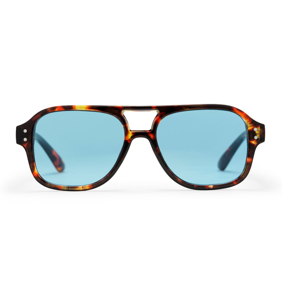 CHPO Cocas Turtle Brown Sunglasses — front view