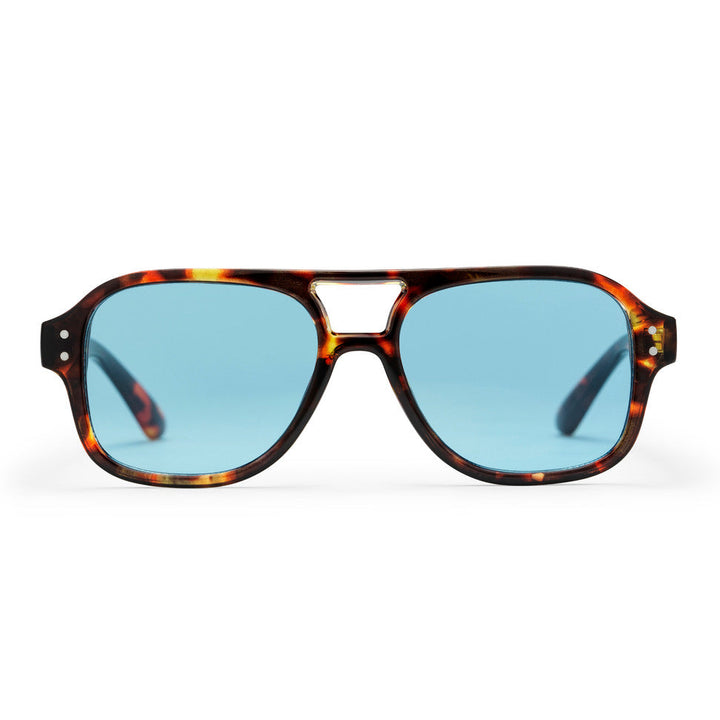 CHPO Cocas Turtle Brown Sunglasses — front view