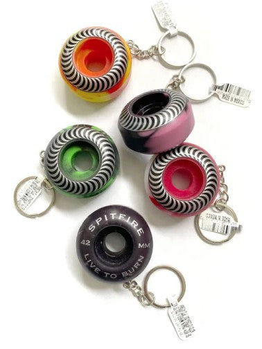 Spitfire Assorted Color Wheel Keychain