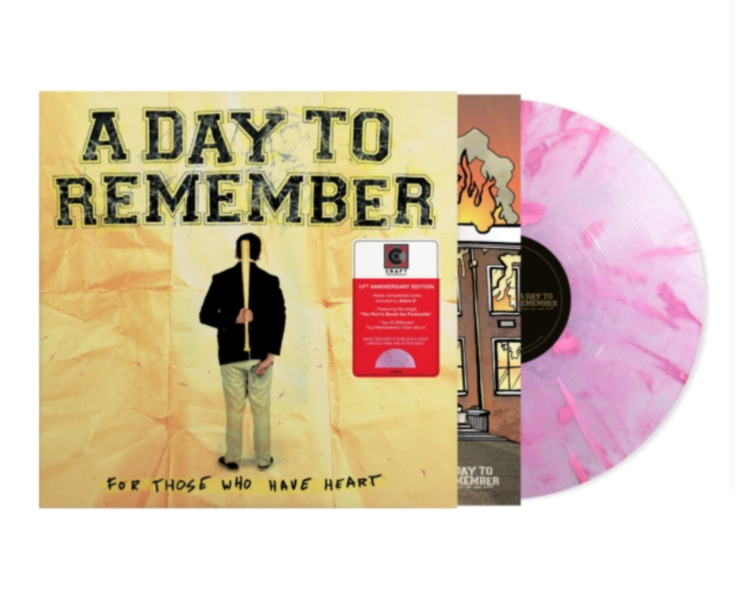 A Day to Remember - For Those Who Have Heart (Limited Edition Pink Splatter Colored Vinyl, Indie Exclusive)