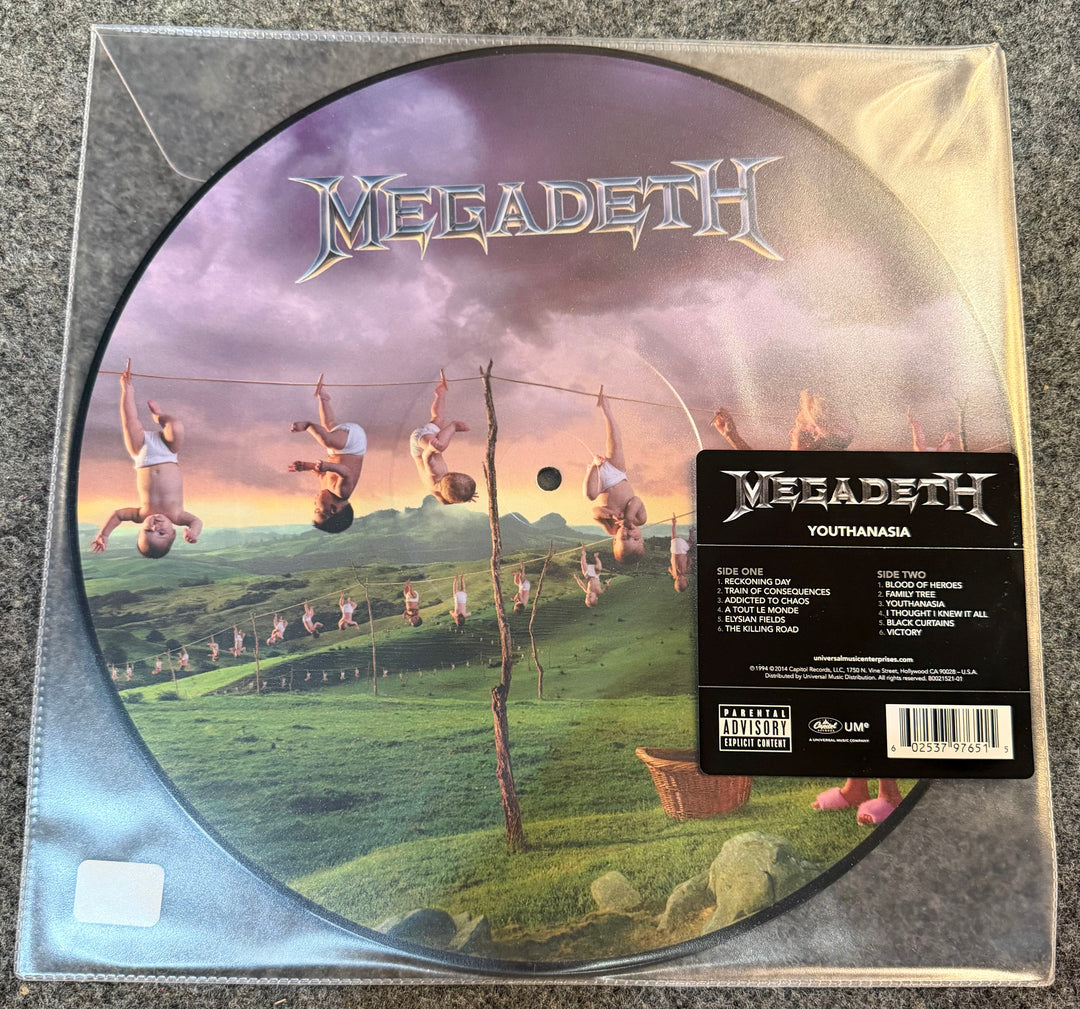 Megadeth - Youthanasia [Picture Disc] Front Vinyl Record Cover