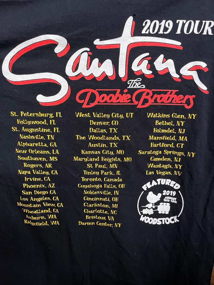 Santana 2019 Tour Tee - Supernatural Now Tour 2019 - M