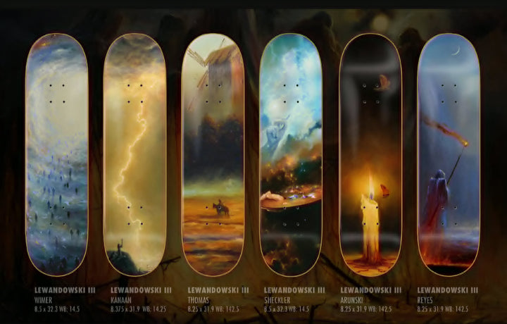 Zero Lewandowski 3 - Ryan Sheckler "Lightpainting" 8.5" Skateboard Deck