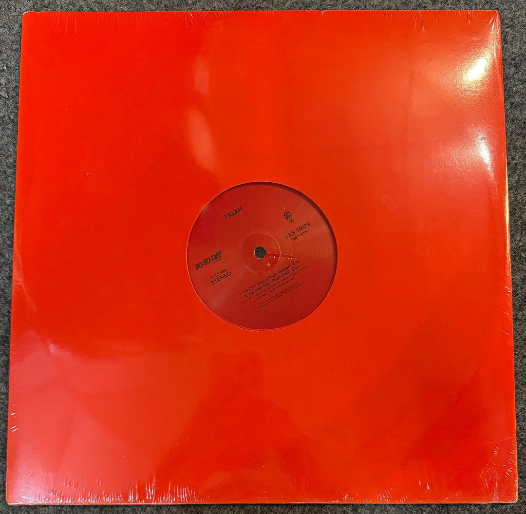 TIGAH – It's Over Dog 12" Front Vinyl Record Cover
