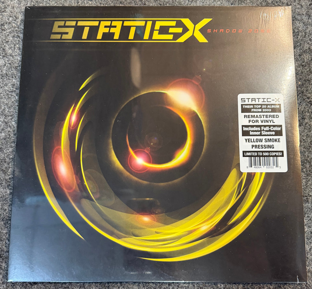 Static-X - Shadow Zone [Yellow Smoke] Front Vinyl Record Cover