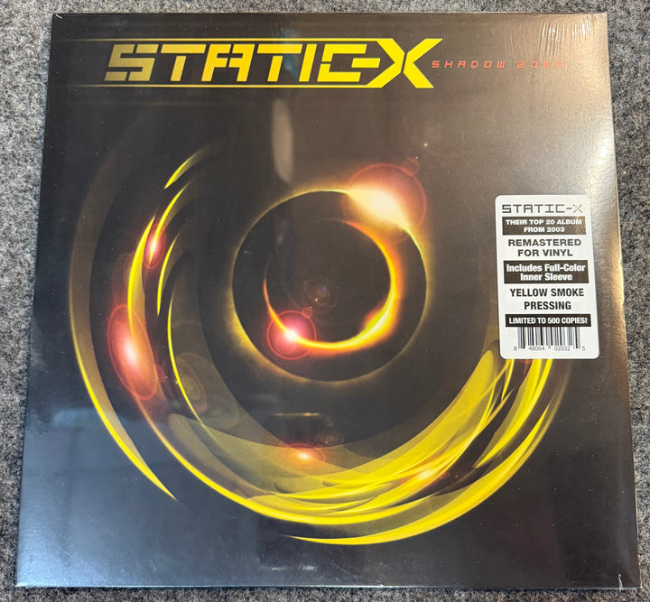 Static-X - Shadow Zone [Yellow Smoke] Front Vinyl Record Cover