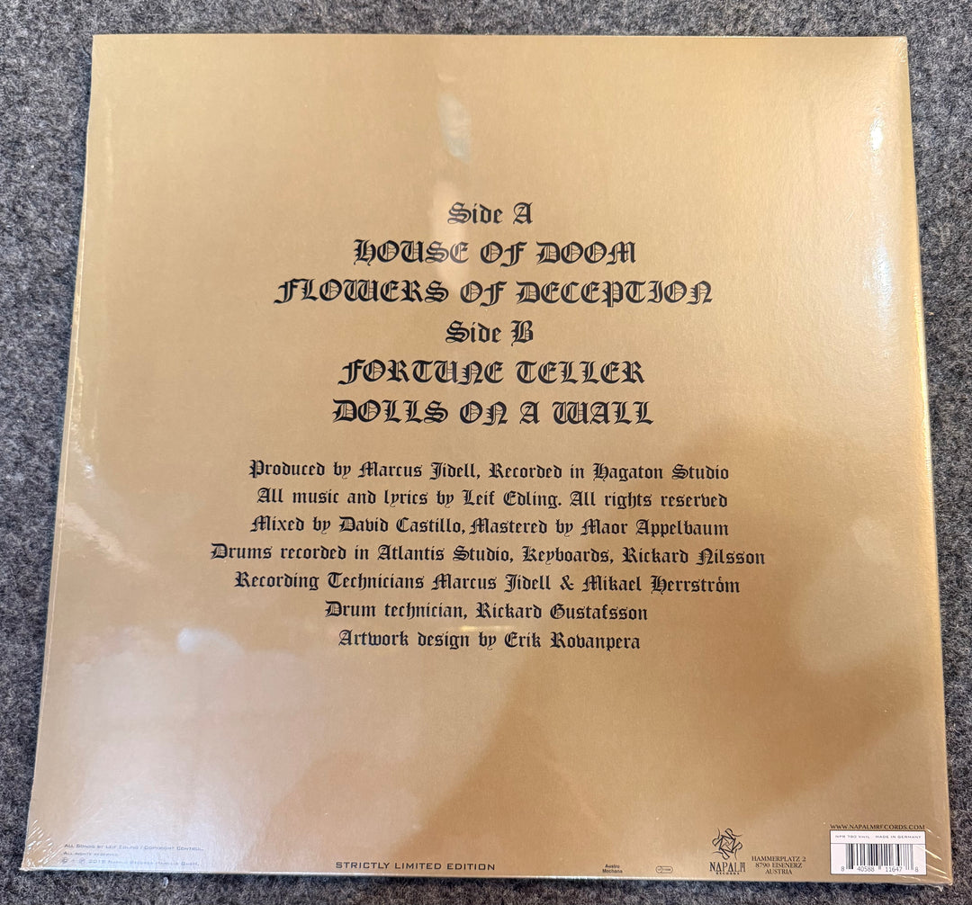 Candlemass - House Of Doom Back Vinyl Record Cover
