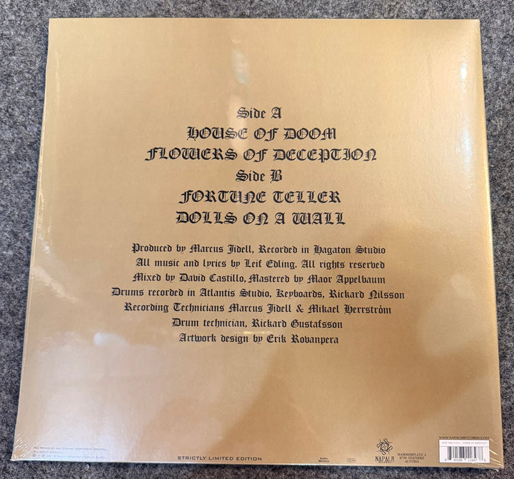 Candlemass - House Of Doom Back Vinyl Record Cover