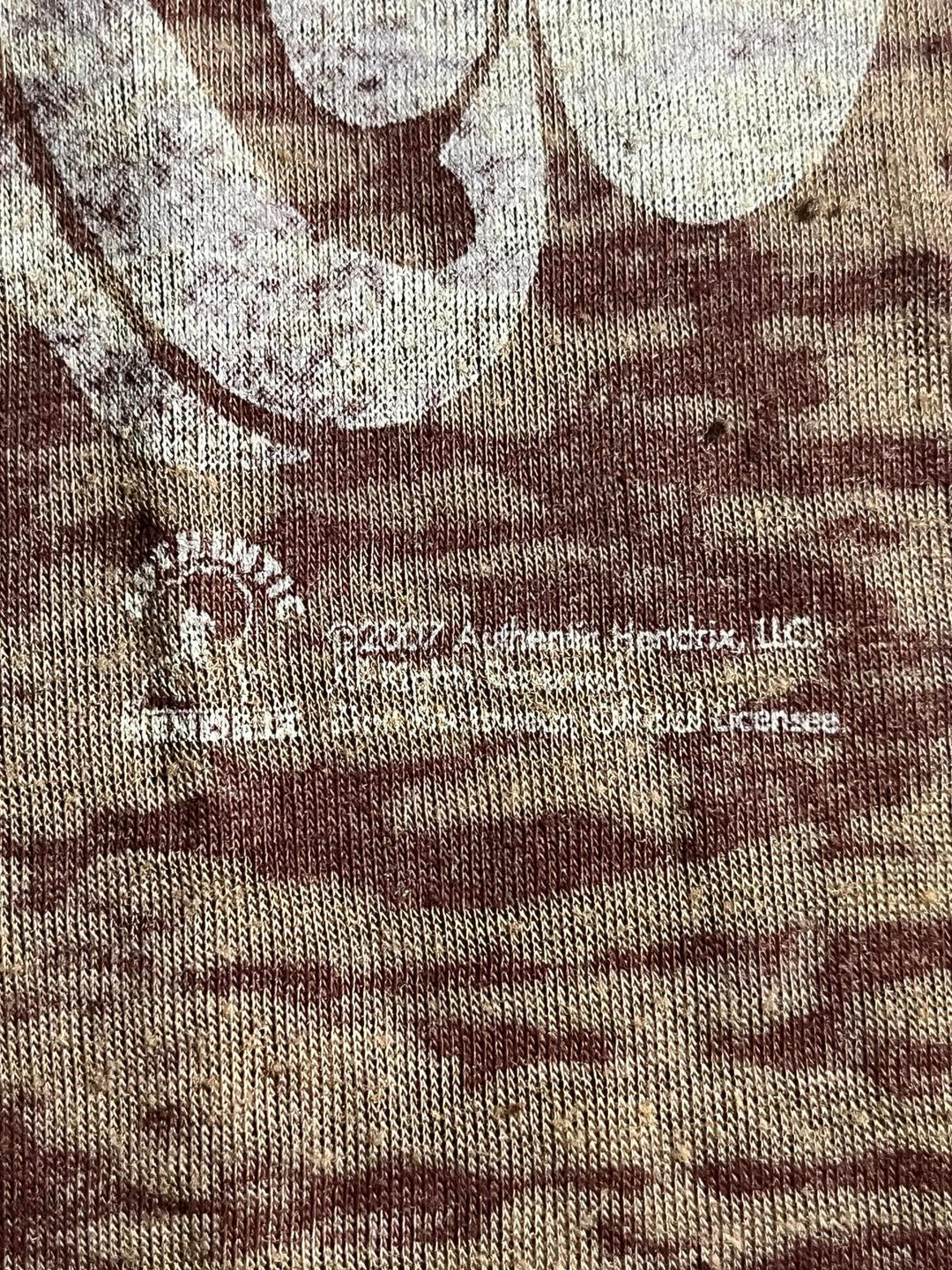 Vintage Jimi Hendrix Experience T-shirt Burn Out Tee XL