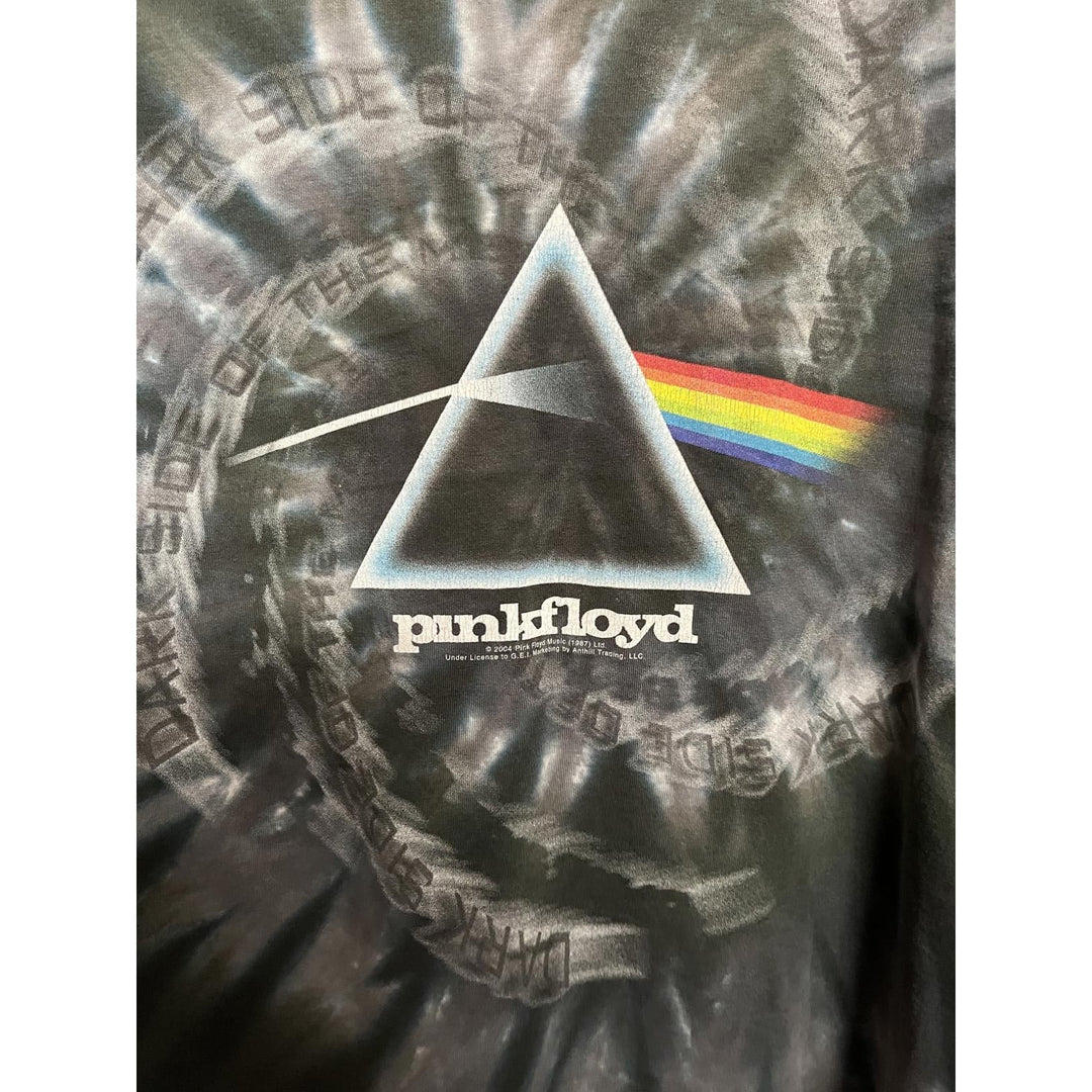 Vintage T-shirt Pink Floyd 2004 - Single Stitch Darkside Tie Dye M