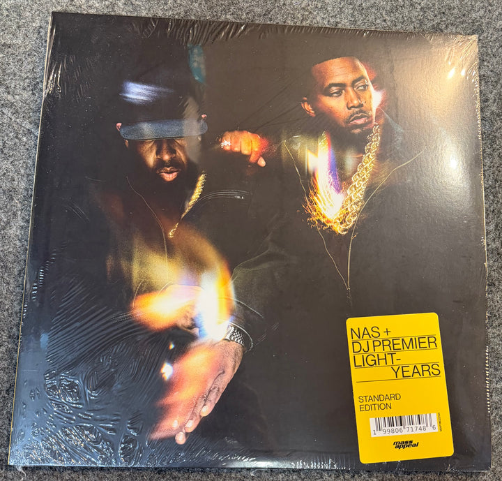 Nas & Dj Premier - Light Years Front Vinyl Record Cover