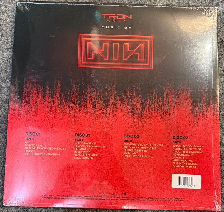 O.S.T./Nine Inch Nails - Tron: Ares [180G] Back Vinyl Record Cover