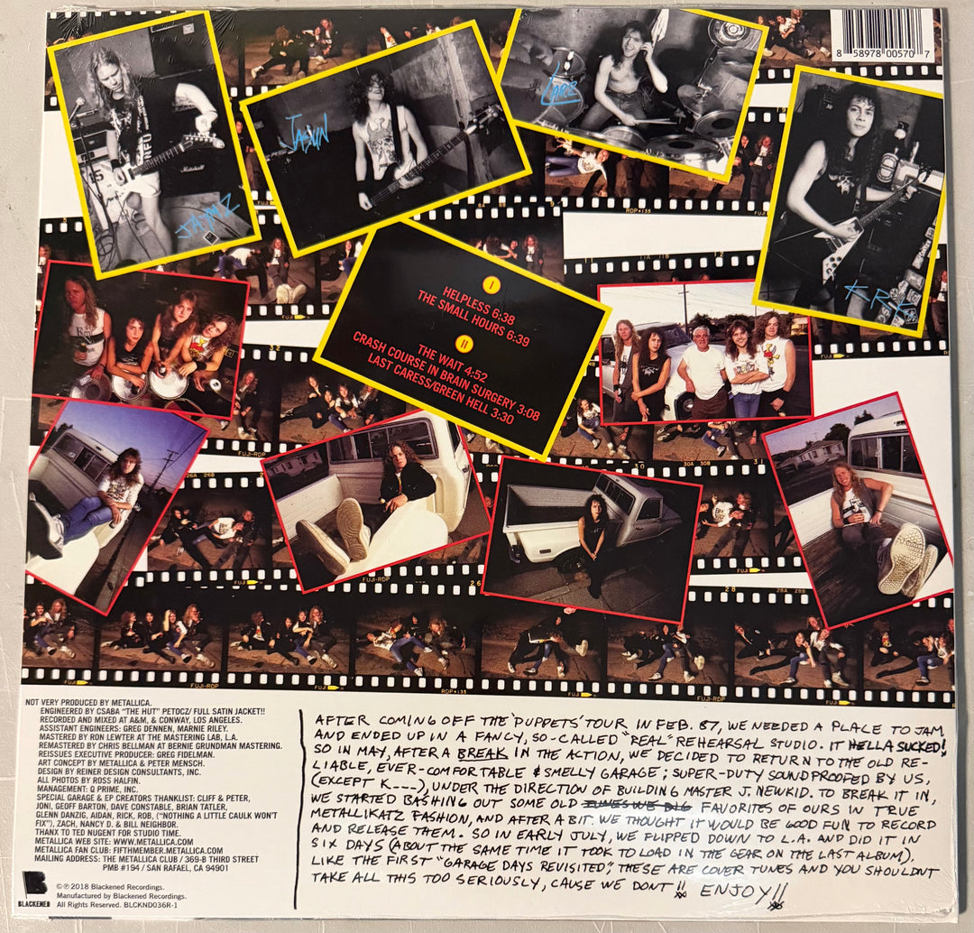 Metallica - $5.98 EP - Garage Days Re-Revisited 12" Vinyl Record