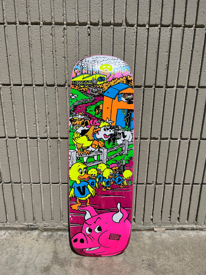 World Industries Mike Vallely Barnyard [Autograph Option] Skateboard Deck