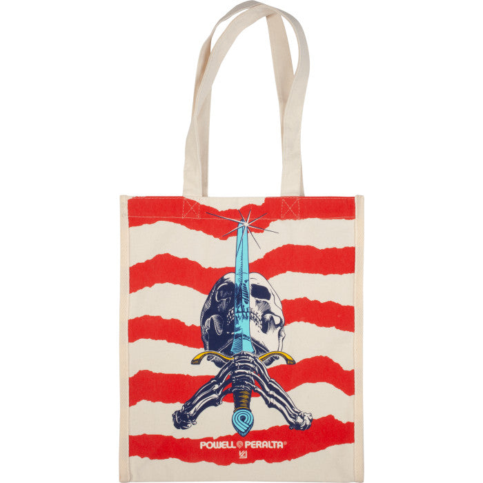 *Pre-Order* Powell Peralta Skull & Sword Canvas Shopping Bag 12 x 14 x 7
