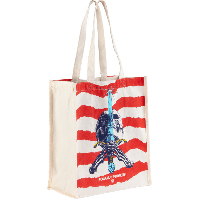 *Pre-Order* Powell Peralta Skull & Sword Canvas Shopping Bag 12 x 14 x 7