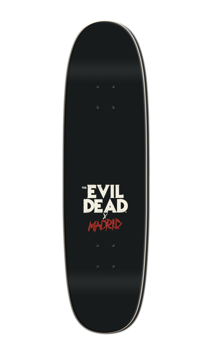 **Pre-Order** The Evil Dead x Madrid 45th Anniversary Ash 8.625" Skateboard Deck