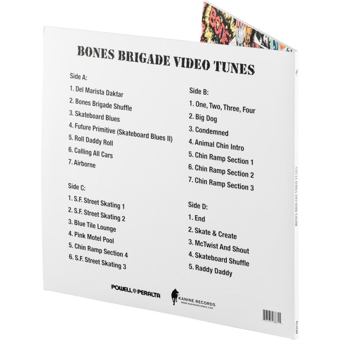 POWELL PERALTA BONES BRIGADE VIDEO TUNES 2X COLOR VINYL LP