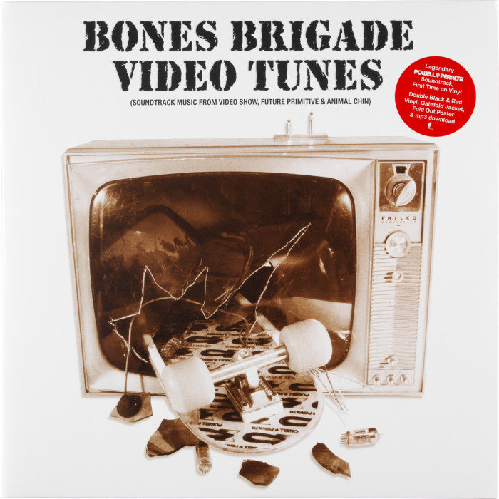 POWELL PERALTA BONES BRIGADE VIDEO TUNES 2X COLOR VINYL LP