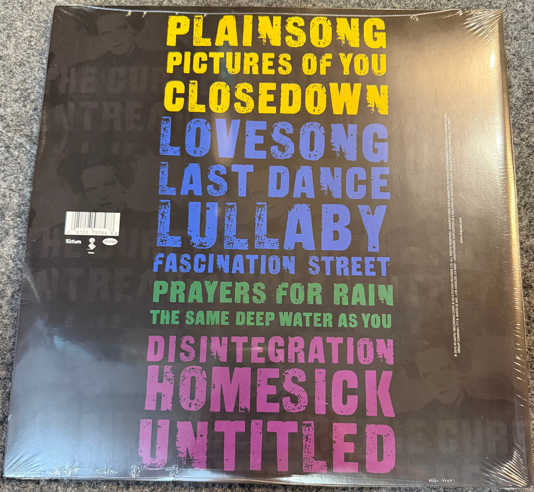 Cure, The - Entreat Plus Back Vinyl Record Cover