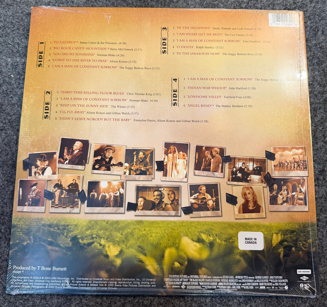O.S.T. - O Brother, Where Art Thou? Back Vinyl Record Cover