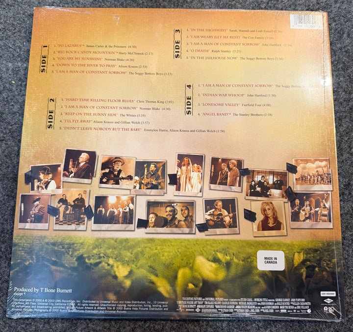 O.S.T. - O Brother, Where Art Thou? Back Vinyl Record Cover