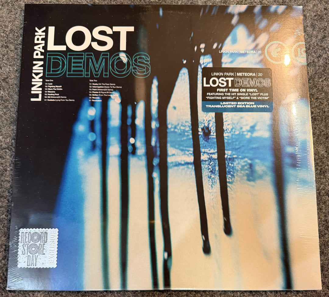 Linkin Park - Lost Demos [Translucent Sea Blue/RSD] Front Vinyl Record Cover