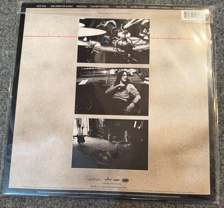 Rush - Permanent Waves [180G] Back Vinyl Record Cover