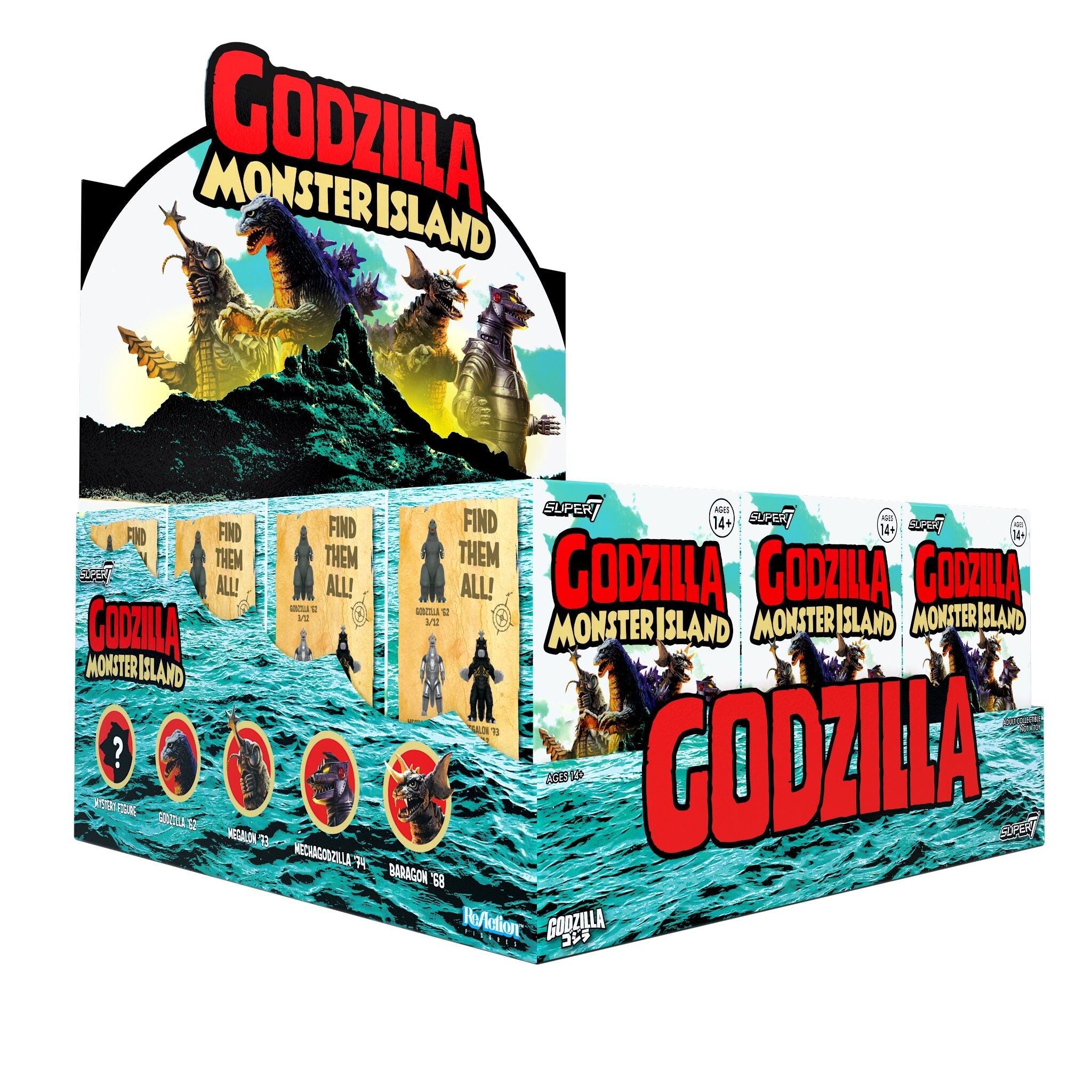 Super7 x Toho Blind Box Wave 07 (Monster Island) - Individual