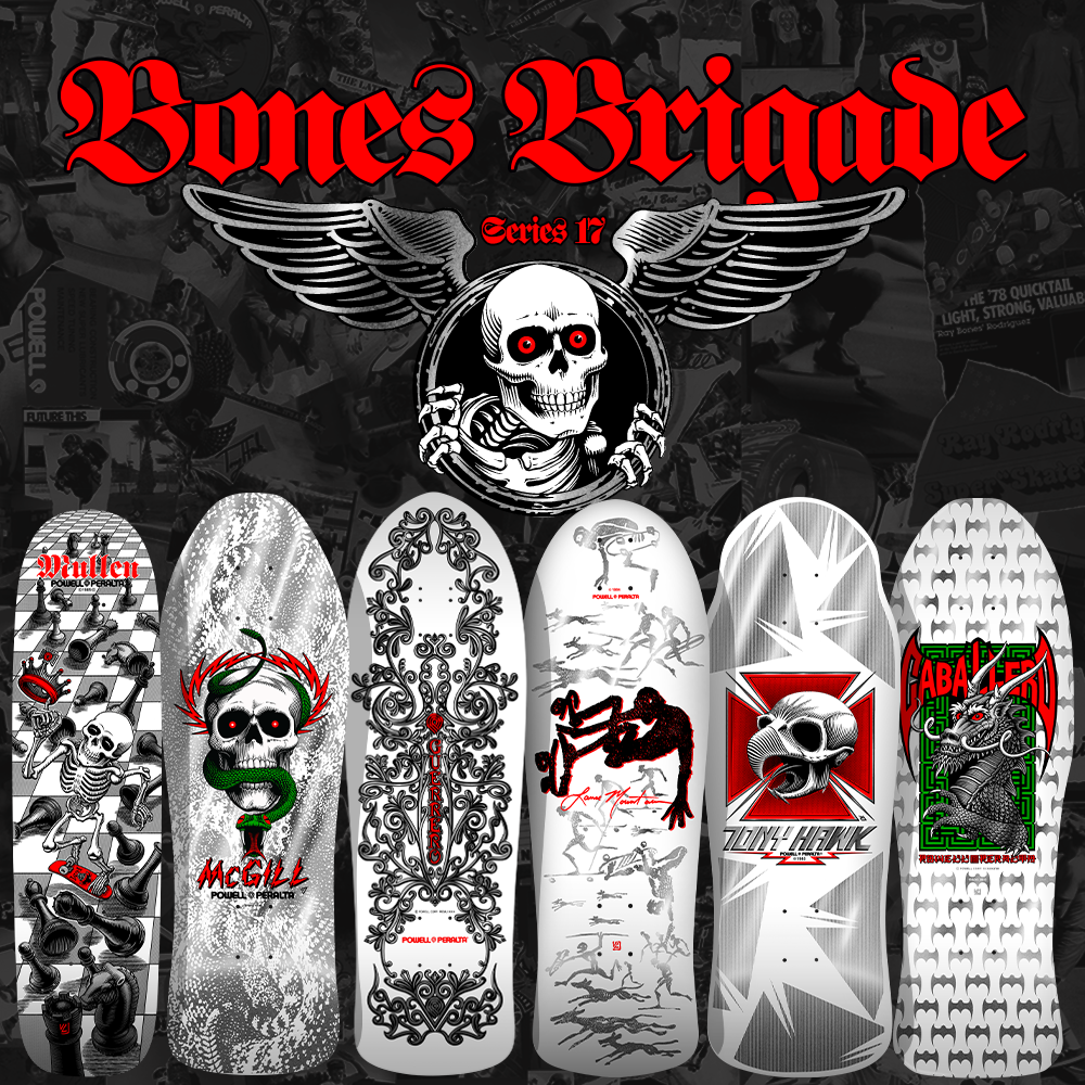 *Pre-Order* Powell Peralta Mike McGill Skull Snake Bones Brigade Series 17 White Skateboard Deck