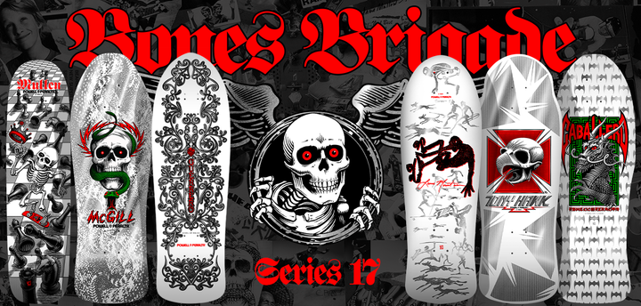*Pre-Order* Powell Peralta Mike McGill Skull Snake Bones Brigade Series 17 White Skateboard Deck
