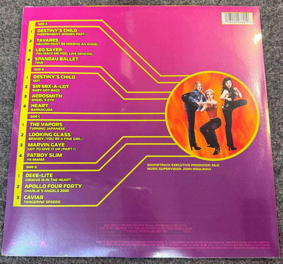 O.S.T. - Charlie's Angels Back Vinyl Record Cover