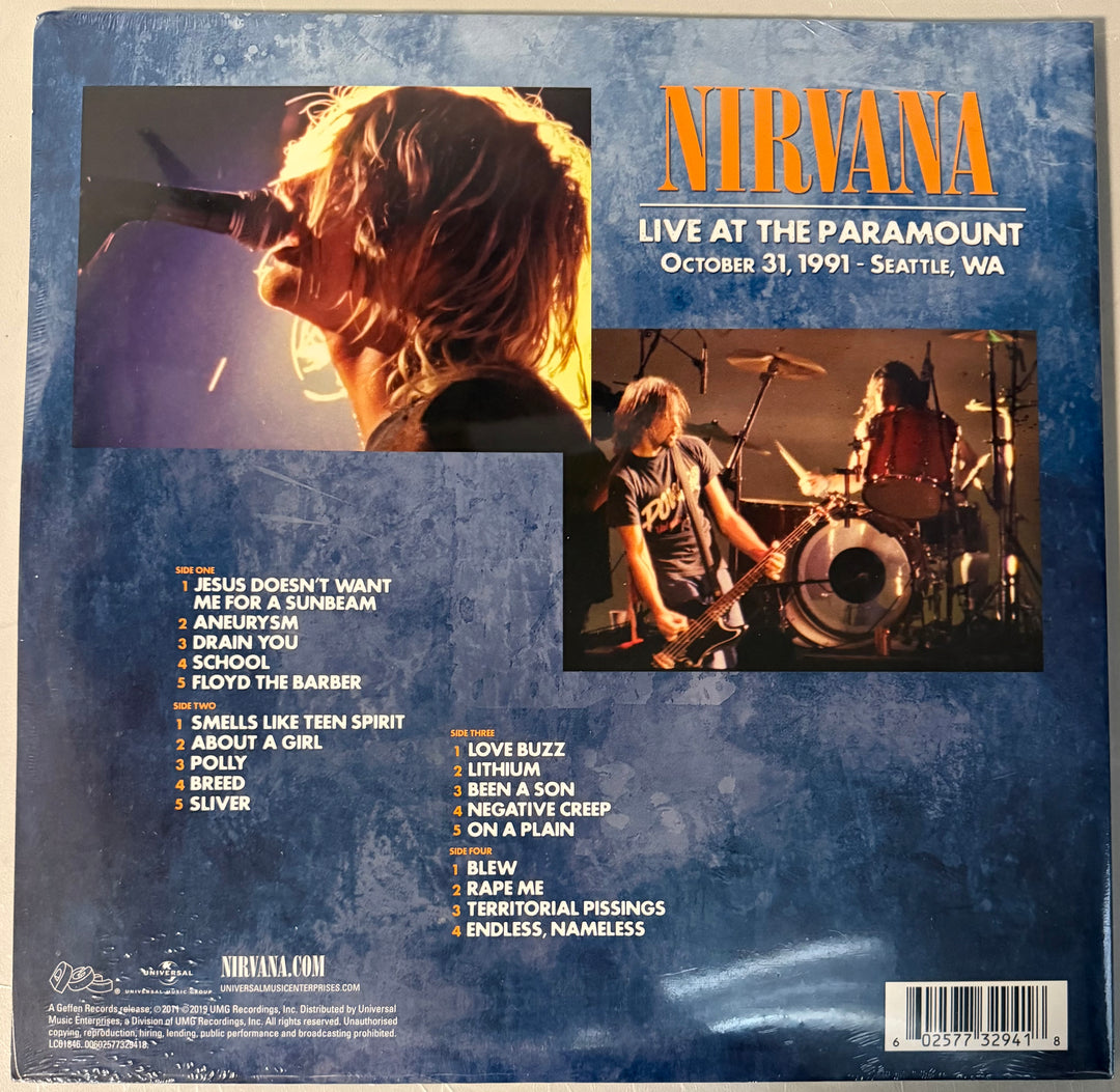 Nirvana - Live at the Paramount [180 Gr] Vinyl LP Record