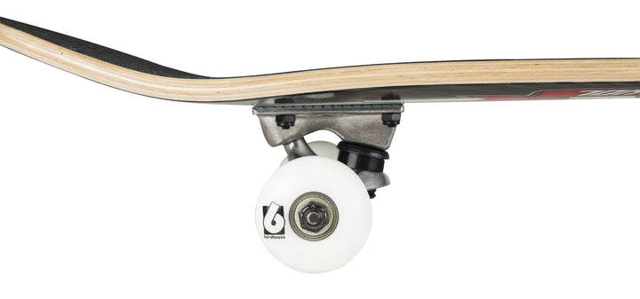 Birdhouse Tony Hawk "Flying Falcon" 7.5" Complete Skateboard — wheel and deck construction detail