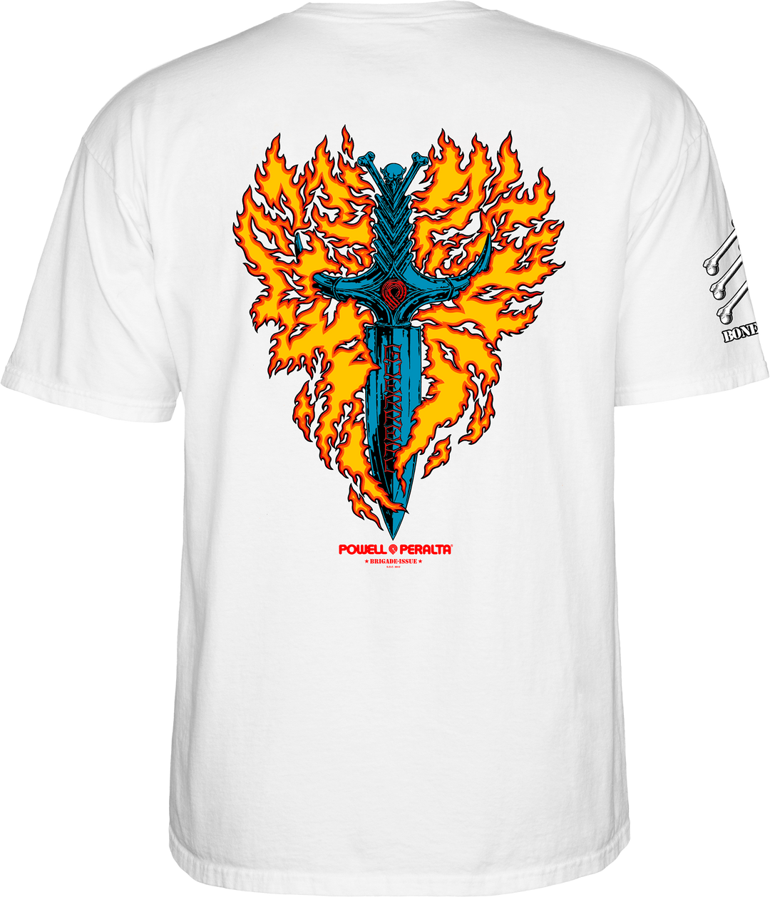 *Pre-Order* Powell Peralta Tommy Guerrero Flame Sword Bones Brigade T-Shirt