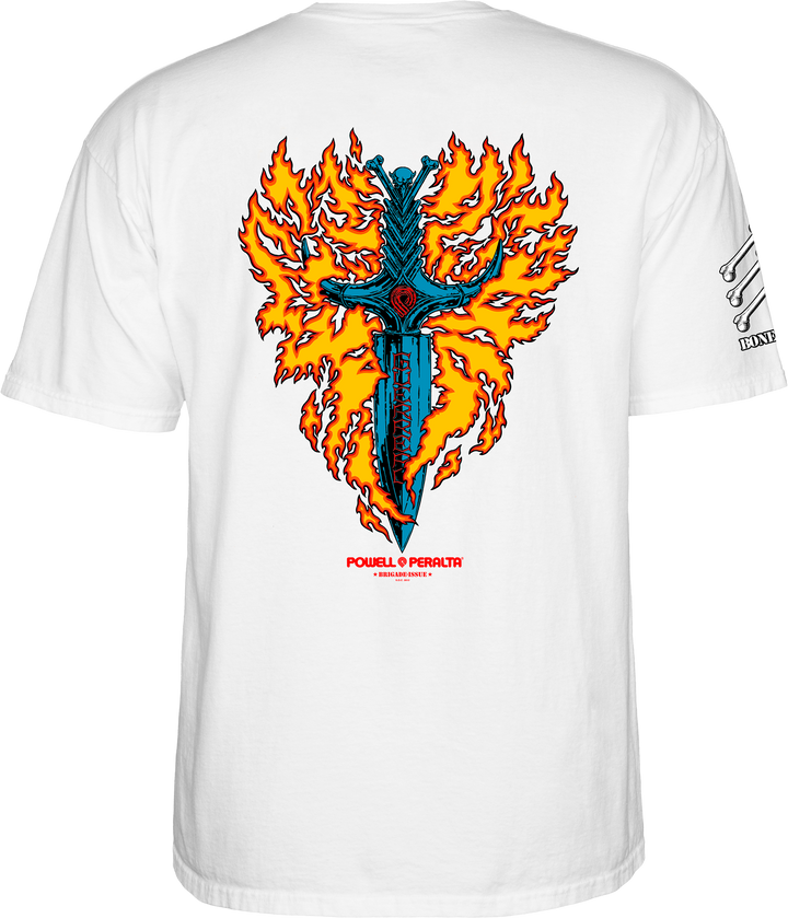 *Pre-Order* Powell Peralta Tommy Guerrero Flame Sword Bones Brigade T-Shirt