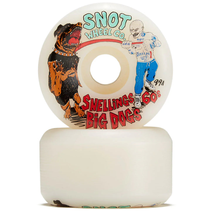 SNOT Snellings Big Dogs 60mm 99a Skateboard Wheels