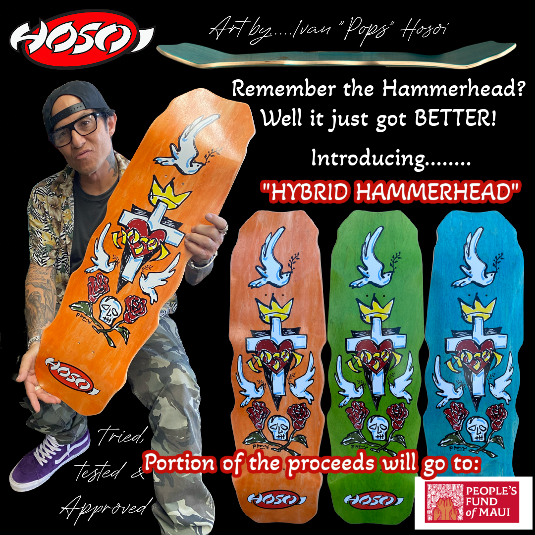 Hosoi Hammerhead Hybrid 9.5" Skateboard Deck
