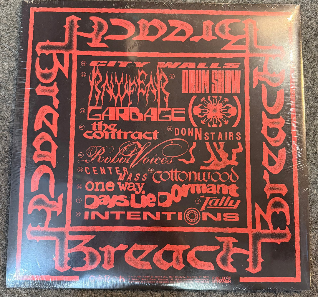 Twenty One Pilots - Breach [Indie Master] Back Vinyl Record Cover