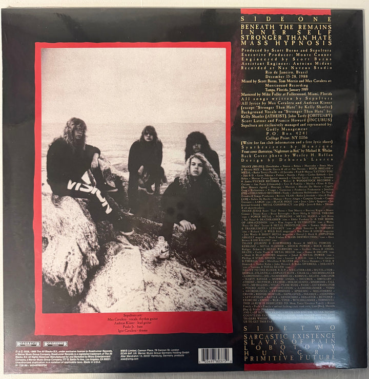 Sepultura - Beneath the Remains Vinyl LP Record